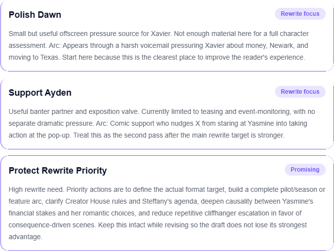 Rewrite priorities for Polish Dawn, Support Ayden, and Protect Rewrite Priority.